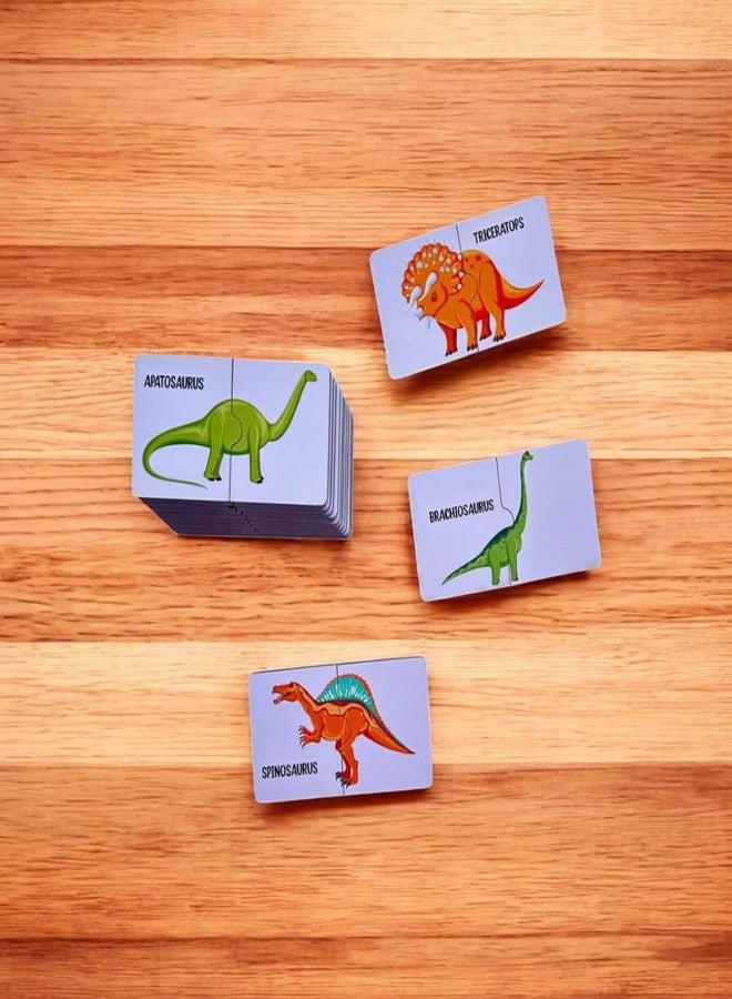 Kiddiwinks Winkslab:Two-Piece Dinosaurs Puzzle Dinosaur Matching Puzzle for Kids - Fun & Educational Prehistoric Learning Game - Image 3